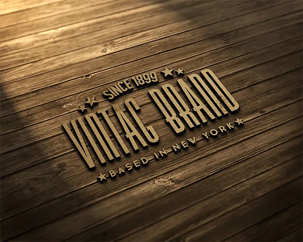 高档企业LOGO样机psd模版下载