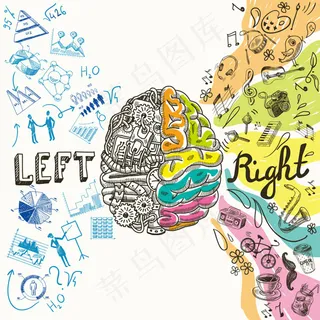 大脑分析创意绘画