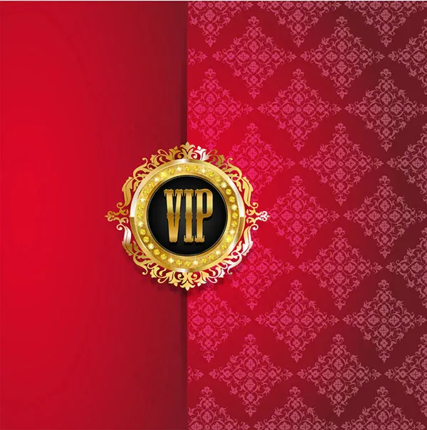 VIP花纹底纹ai矢量模版下载