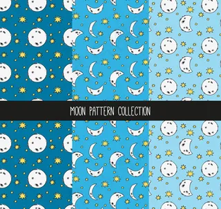 月亮和星星背景