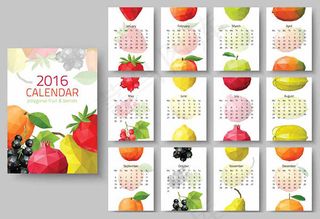 2016年水果日历