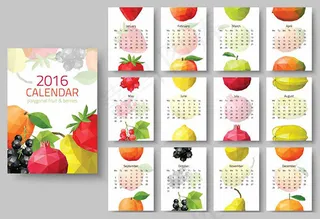 2016年水果日历