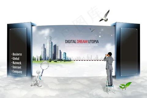 现代金融科技,背景元素 现代金融科技,背景元素