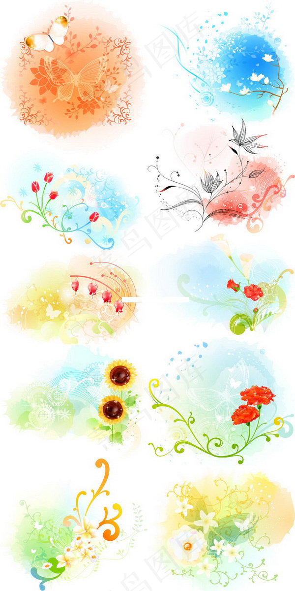 精美花卉图案3