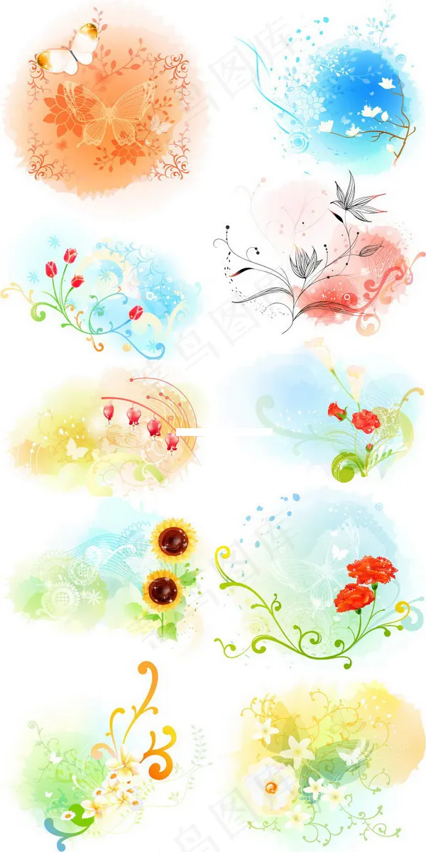 精美花卉图案3