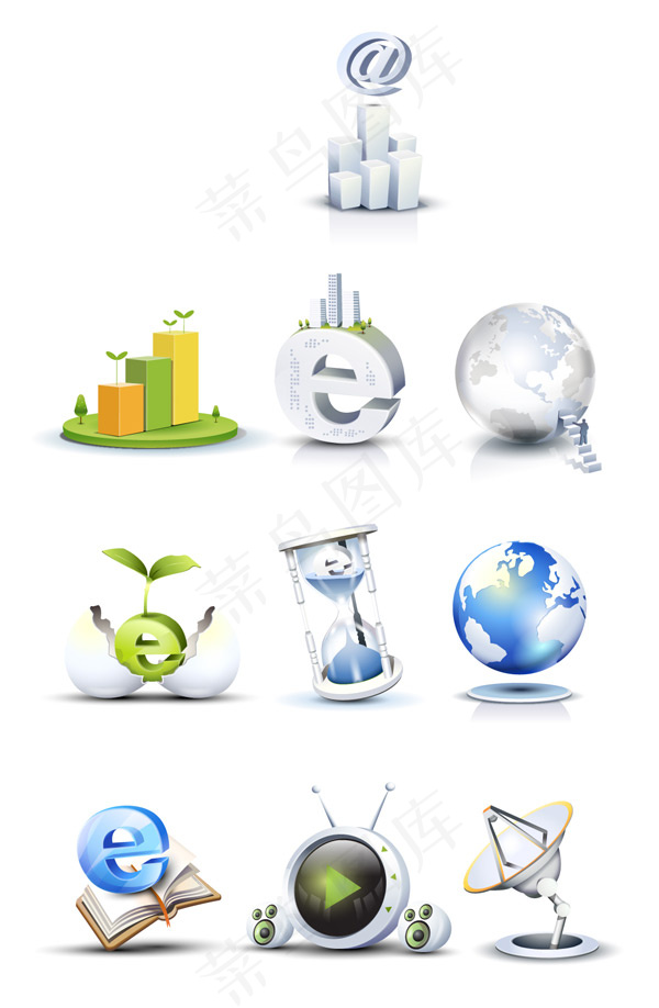 高科技风格图标,免抠元素,背景元素