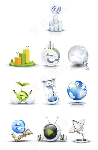 高科技风格图标,免抠元素,背景元素