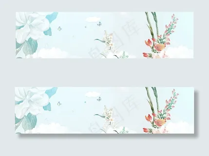 淘宝唯美海报背景