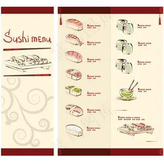 日本料理菜单02