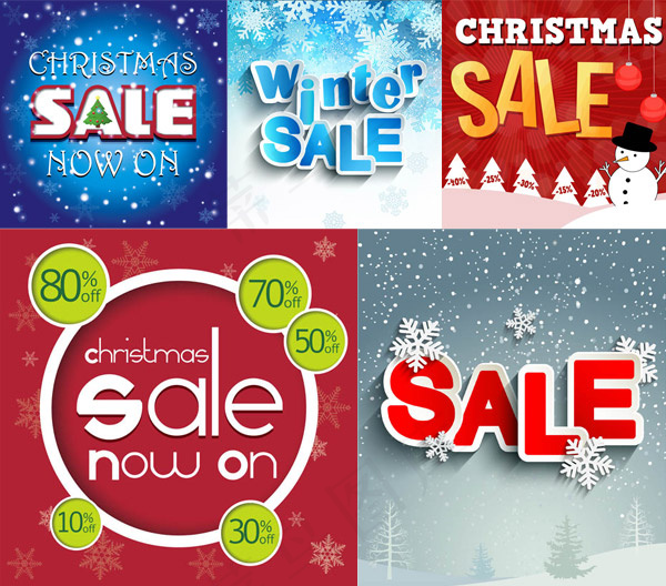 圣诞节主题矢量