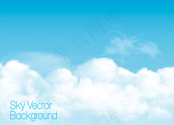 蓝天白云风景