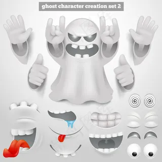 万圣节主题元素