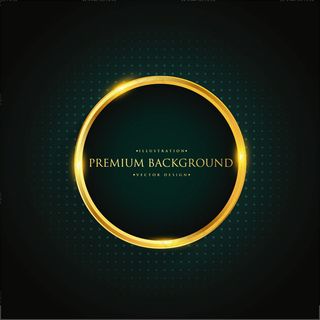 金属质感圆环边框