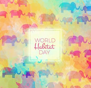 世界人居日背景