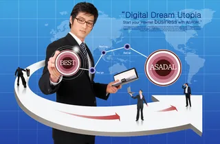 网际科技商务,背景元素