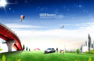 建筑物与桥梁人物