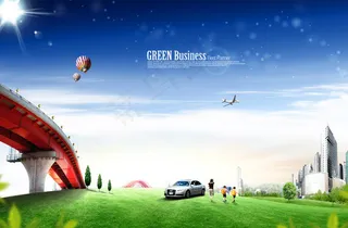 建筑物与桥梁人物