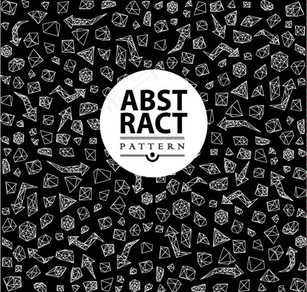 钻石无缝背景矢量