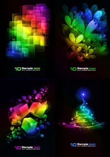 幻彩背景矢量,背景元素 幻彩背景矢量,背景元素