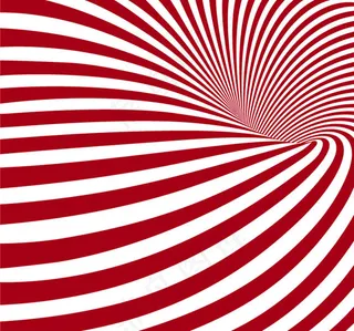 红白条纹漩涡背景