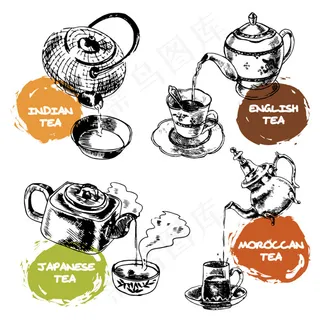 手绘茶壶设计 手绘茶壶设计