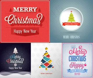 圣诞树图案与文字