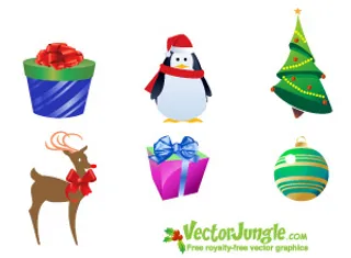 圣诞节图标,免抠元素