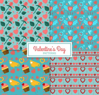 情人节元素无缝背景