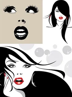 女性插图矢量 女性插图矢量