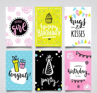 手绘生日祝福卡