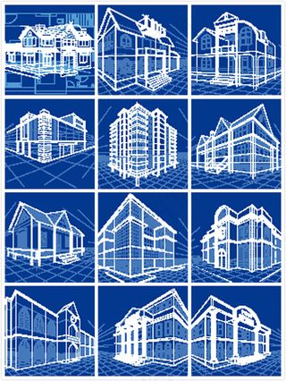 线性房子模型矢量