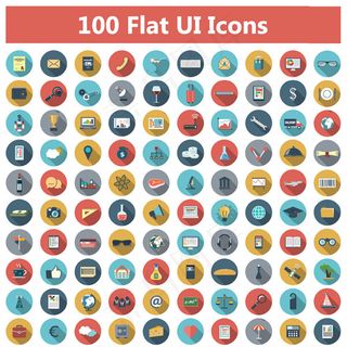 彩色ICON图标,免抠元素