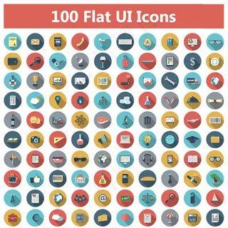 彩色ICON图标,免抠元素