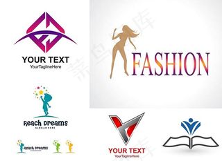 人物剪影与书本标志