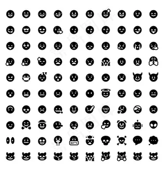 表情图标矢量,免抠元素