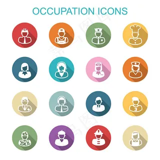 职业人物图标,免抠元素