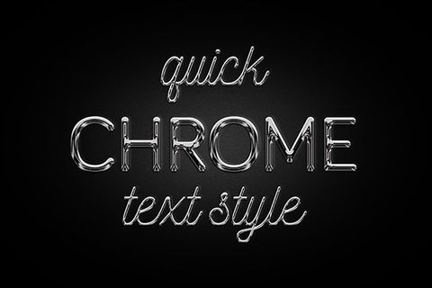 银色金属字体样式