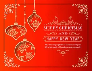 圣诞节贺卡矢量