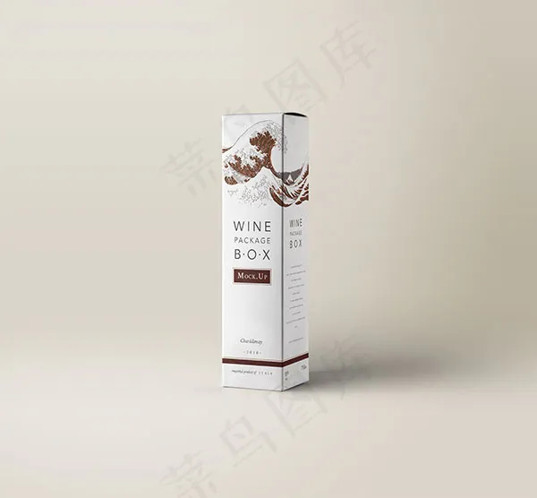 酒盒包装样机psd模版下载