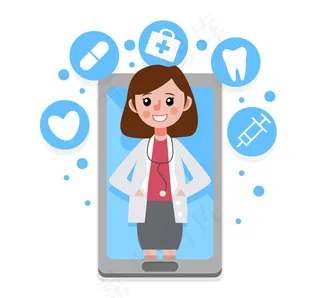 手机里的女医生