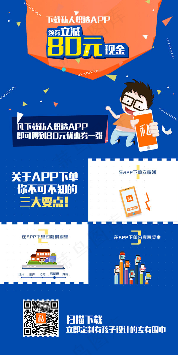 私人织造微信网页psd模版下载