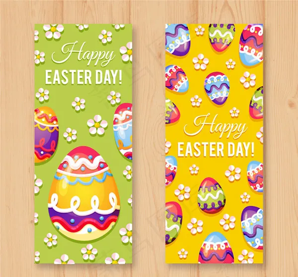 复活节bannerai矢量模版下载