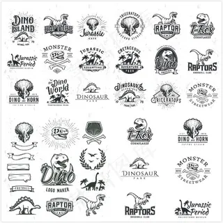 恐龙主题标志