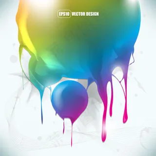 绚丽潮流背景02,背景元素