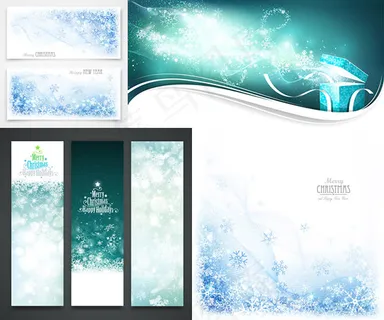 圣诞节雪花装饰