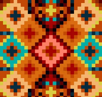 菱形格像素背景