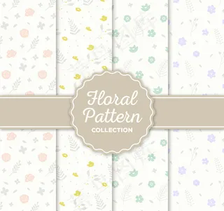 创意花卉无缝背景