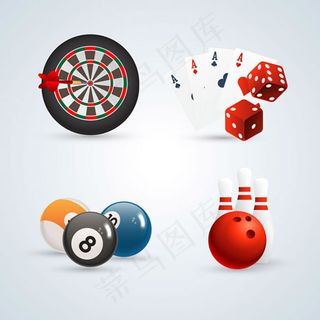 娱乐图标矢量,免抠元素