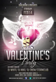 酒吧情人节派对