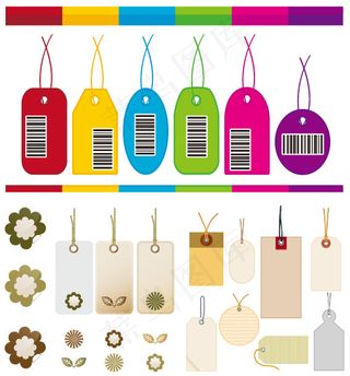 吊牌标签矢量,免抠元素